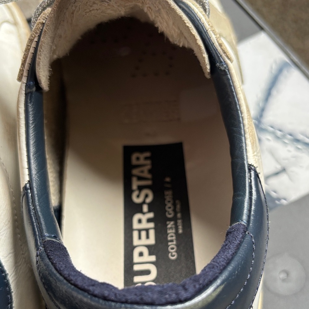 Golden Goose Super-Star White Sneakers - Picture 7 of 16